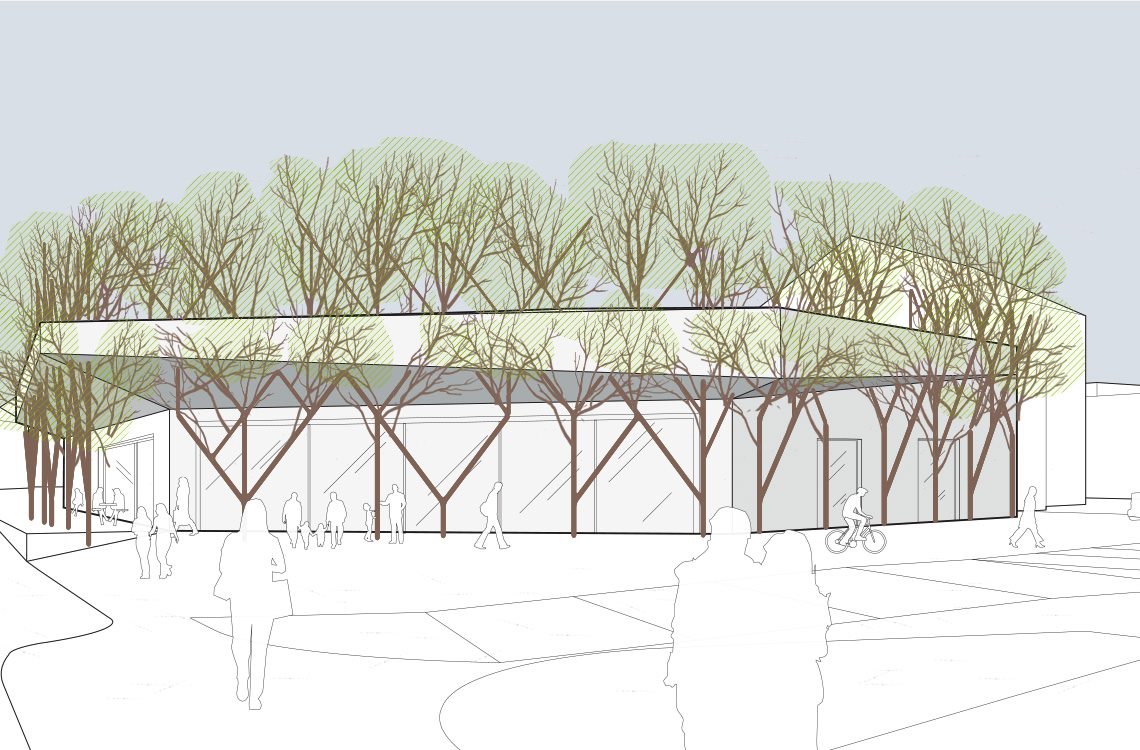 studio|et: Projekt '2016 - 2018 / Konzept Verkaufsgebäude'